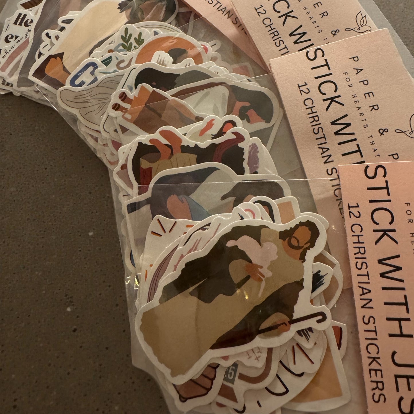 Stick With Jesus Stickers