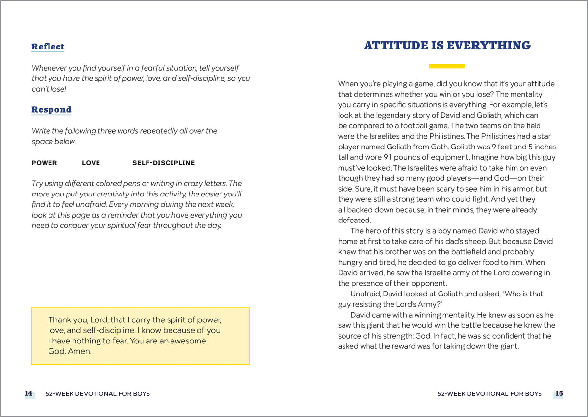 52-Week Devotional for Boys