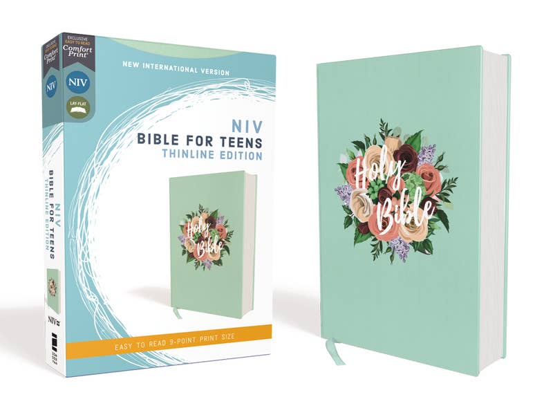 NIV Bible for Teens Thinline Edition Cloth over Board Floral