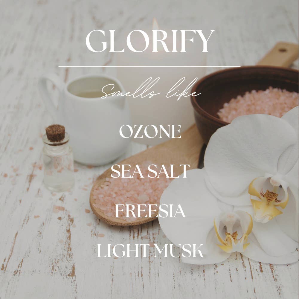 Glorify | Orchid Blooms & Sea Salt | 2.4 oz. Soy Wax Melt