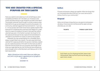 52-Week Devotional for Boys