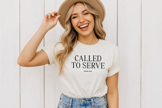 Called to Serve Tee, Christian Apparel, Religious Shirt