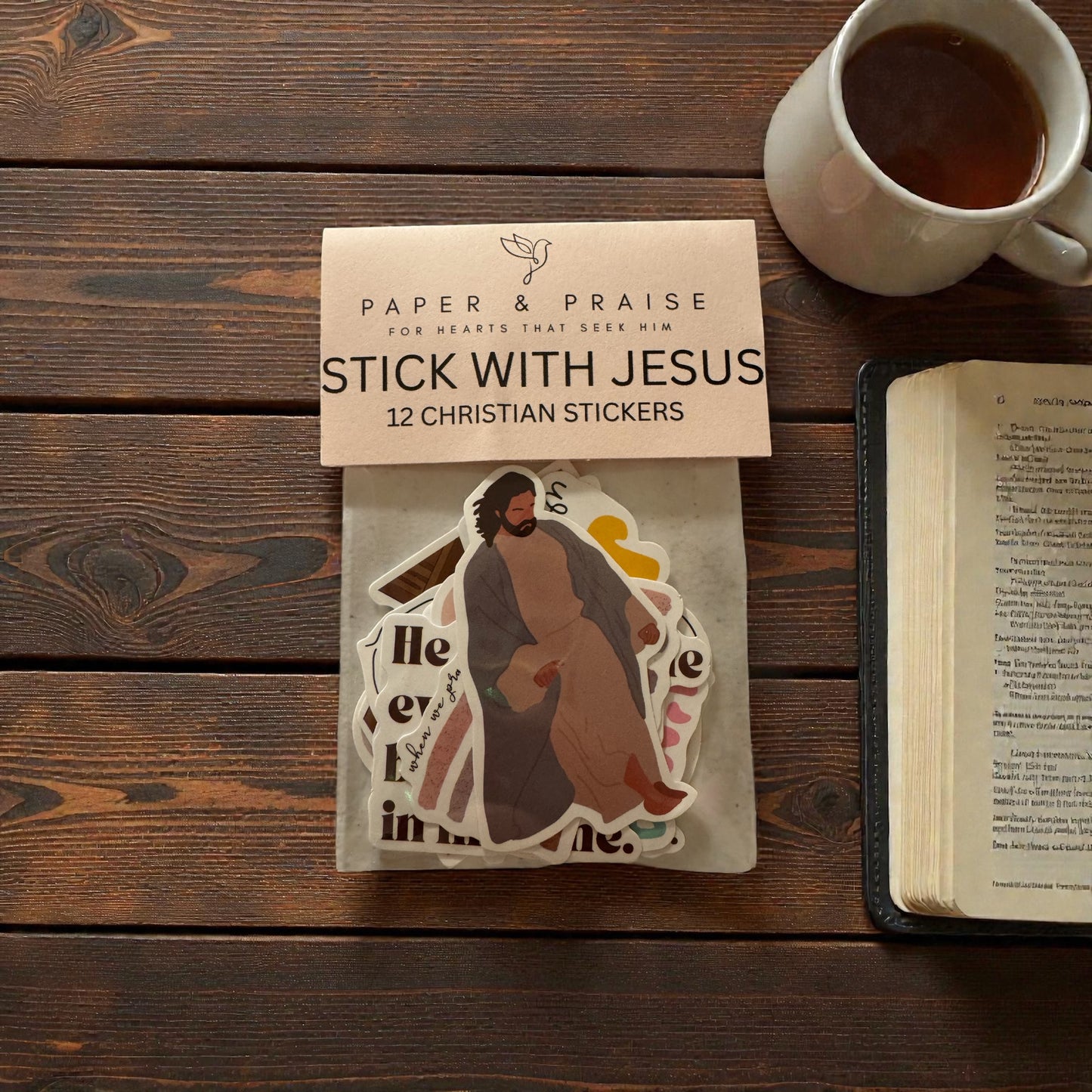 Stick With Jesus Stickers