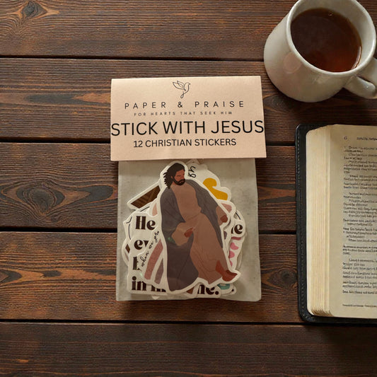 Stick With Jesus Stickers