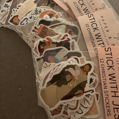 Stick With Jesus Stickers