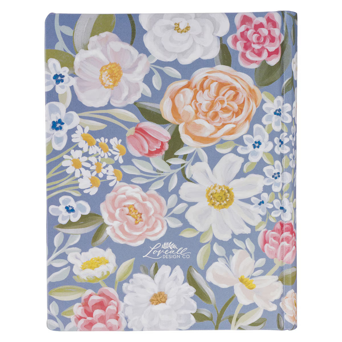 Blue Floral Hardcover KJV Note Taking Bible