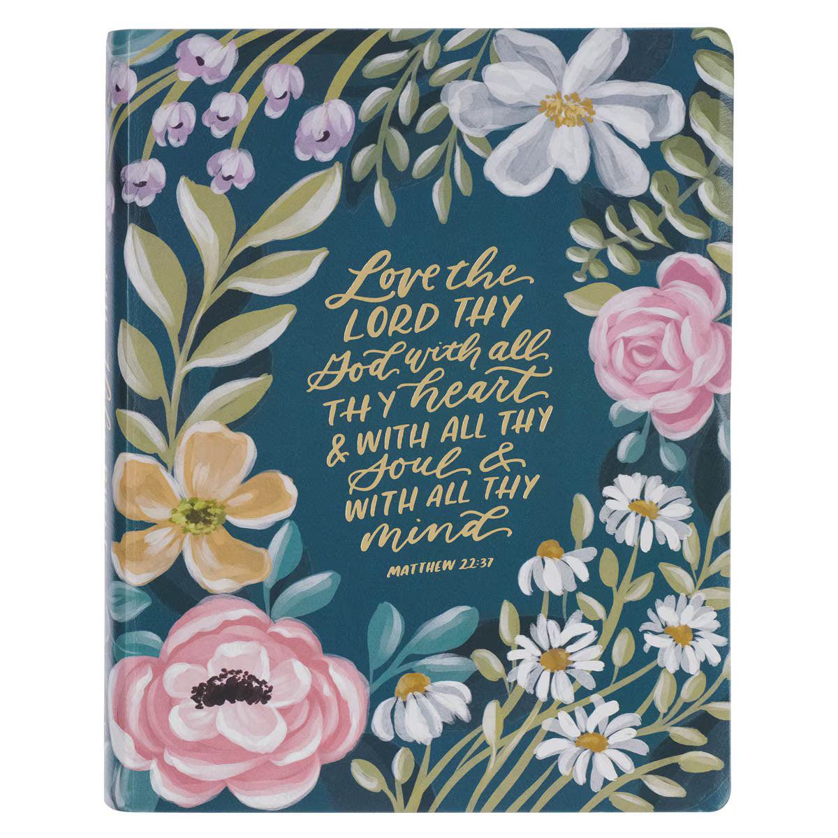 Deep Teal Note Taking KJV Bible