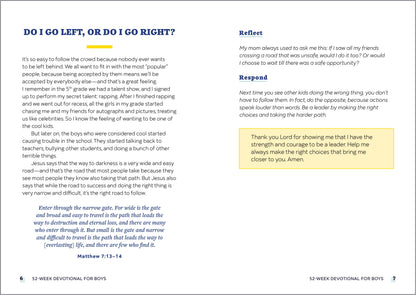 52-Week Devotional for Boys