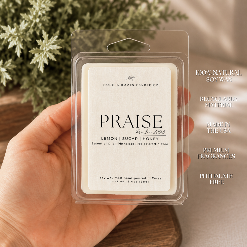 Praise | Sugary Lemon Drops | 2.4 oz. Soy Wax Melt