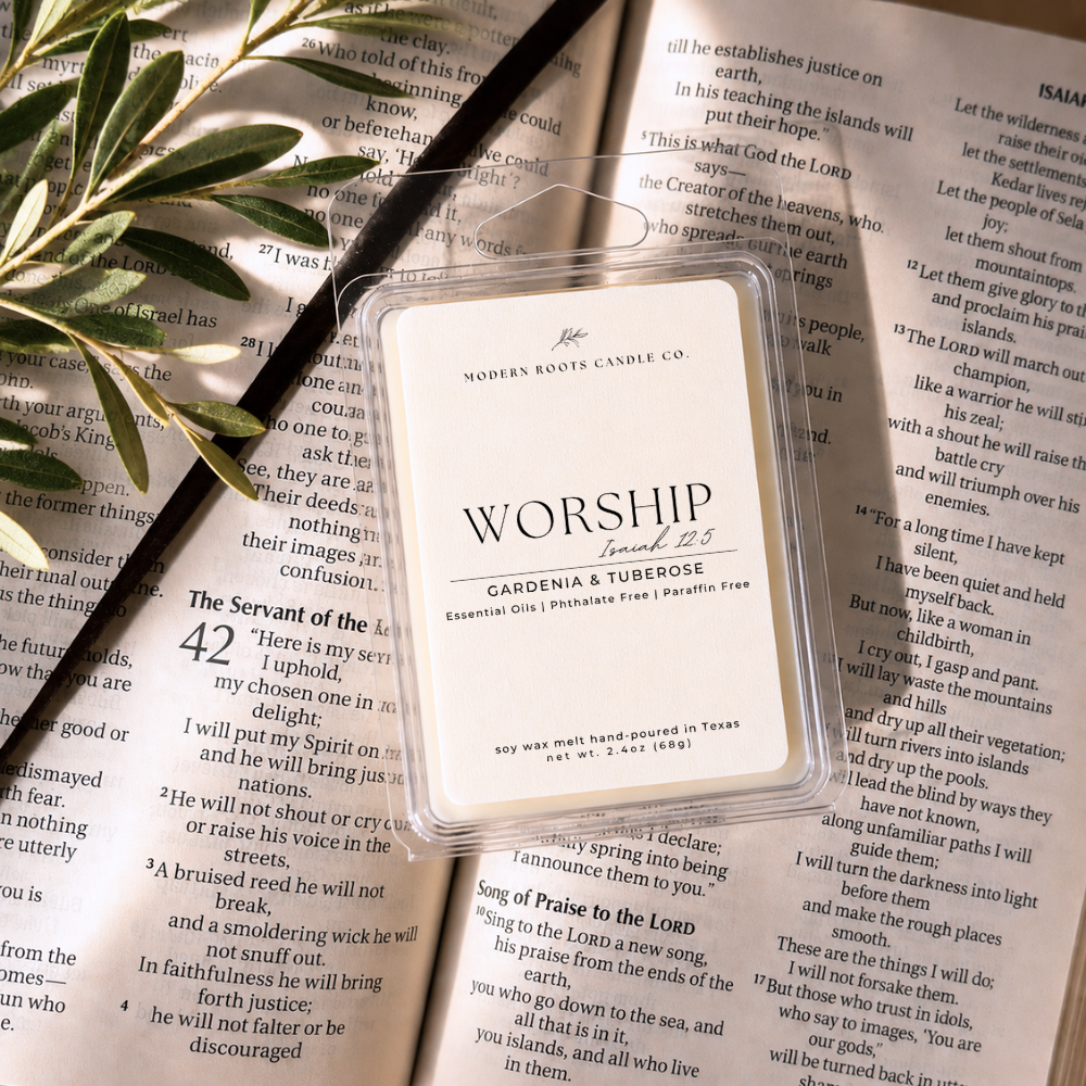 Worship | Gardenia & Tuberose | 2.4 oz. Soy Wax Melt